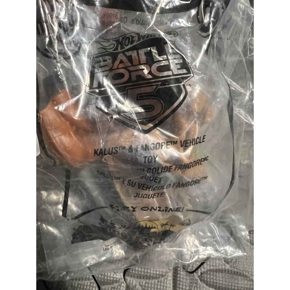 Hot Wheels Battle Force 5 #4 Kalus Fangore Vehicle 2010 McDonalds Happy Meal Toy